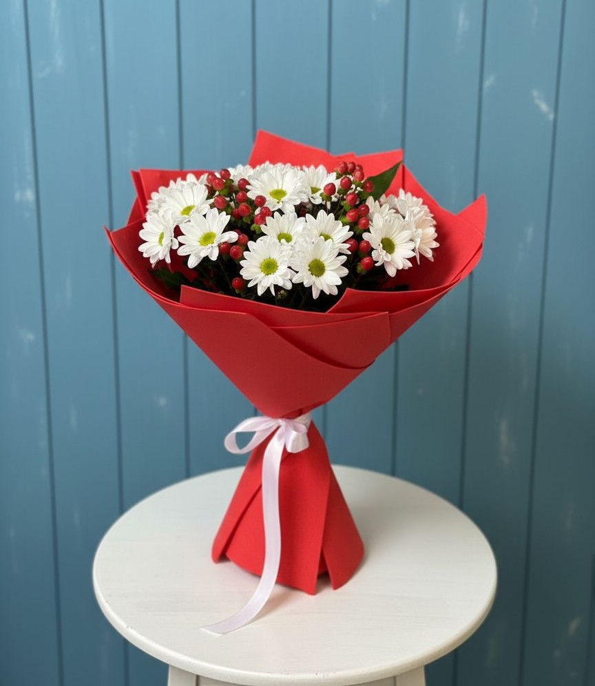 Букет цветов из: Хризантемы в Сторожевой