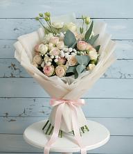Букет цветов из:  Розы и Лизиантусы в Сторожевой