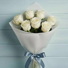 Букет 7 Белых роз Эдлесс Лав #REPLACE_PRED# Сторожевой