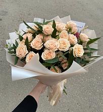Букет Кремовые розы Латте в Сторожевой