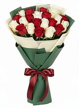 Букет Микс из красных и белых роз #REPLACE_PRED# Сторожевой
