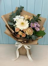 Букет цветов из:  Герберы и Хризантемы в Сторожевой