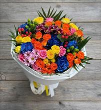 Букет цветов из:  Розы и Хризантемы #REPLACE_PRED# Сторожевой