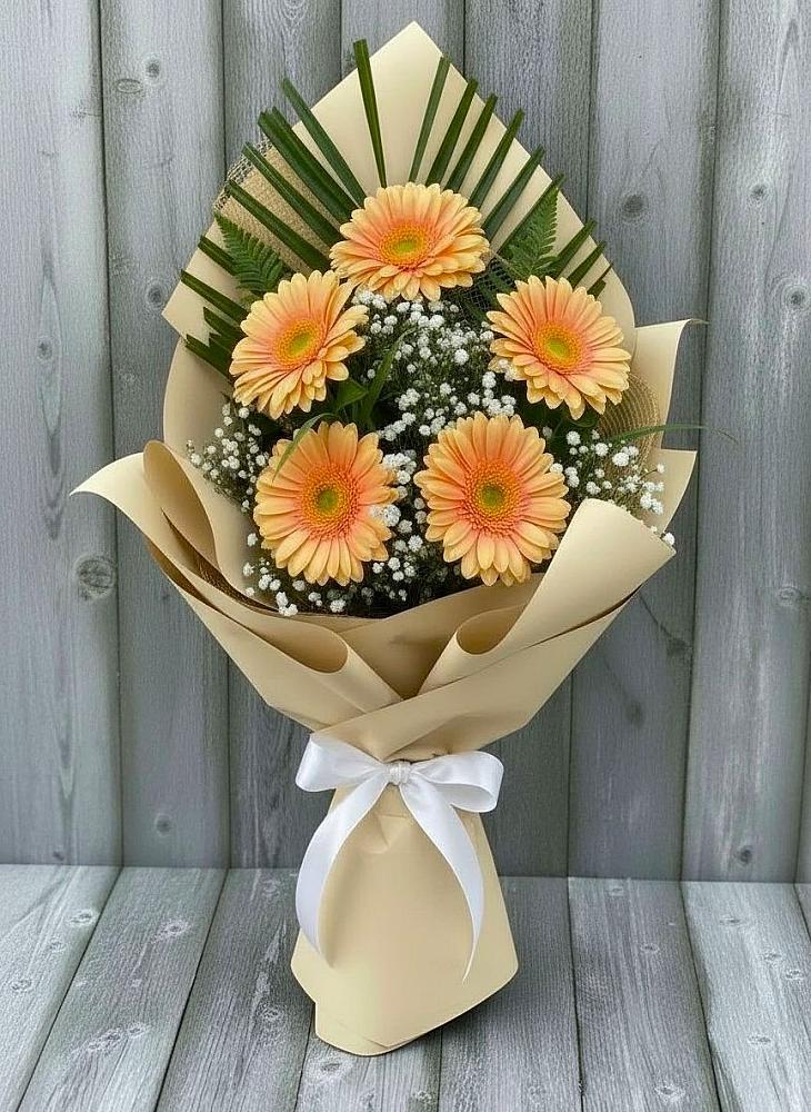 Букет цветов из: Герберы в Сторожевой