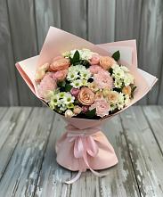 Букет цветов из:  Гвоздики, Розы и Хризантемы в Сторожевой
