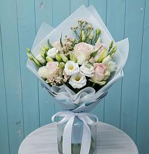 Букет цветов из:  Розы и Лизиантусы в Сторожевой