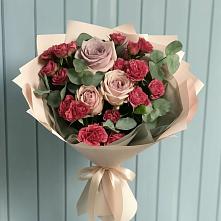Букет цветов из:  Гвоздики и Розы в Сторожевой