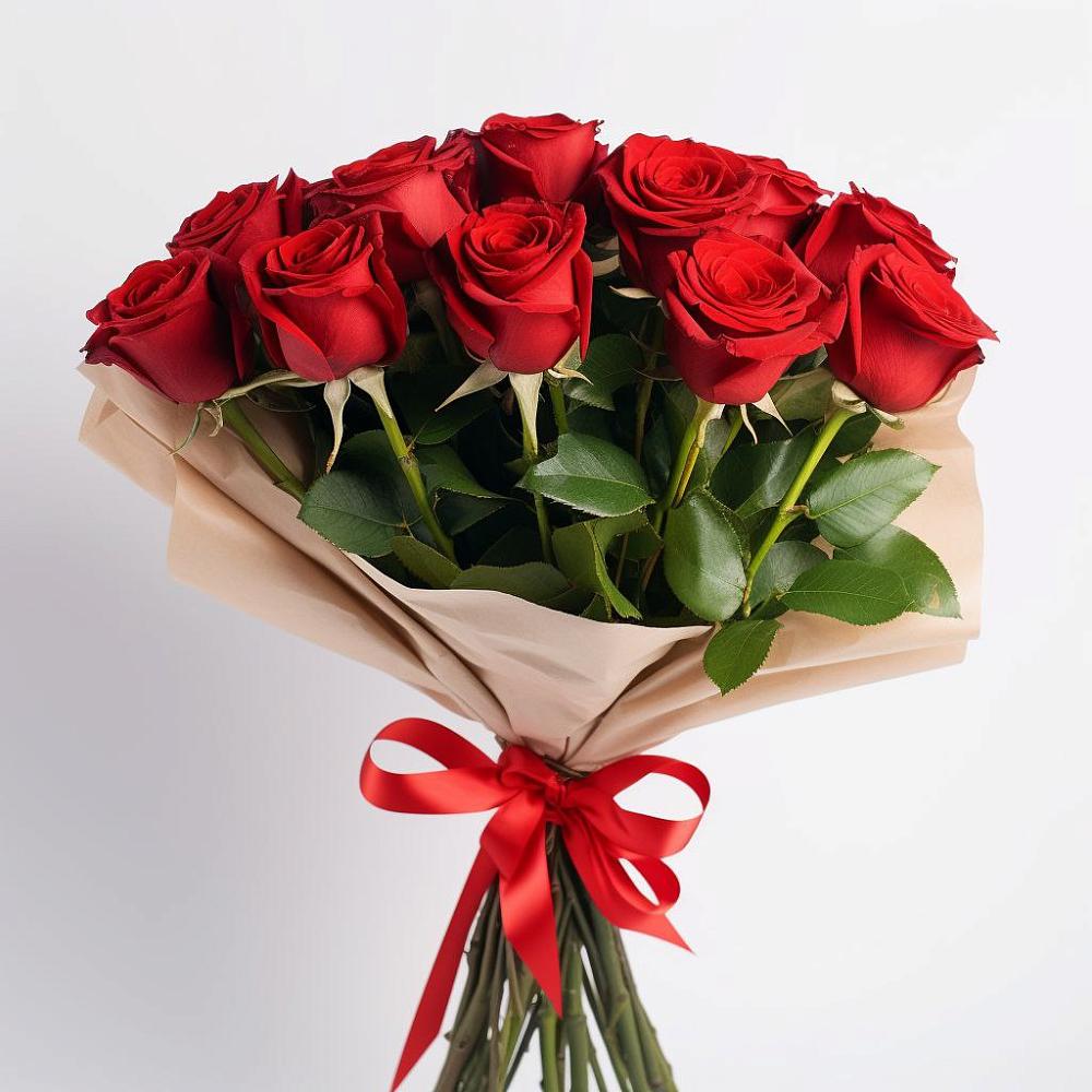 Букет 11 Красных роз Эдлесс Лав в Сторожевой