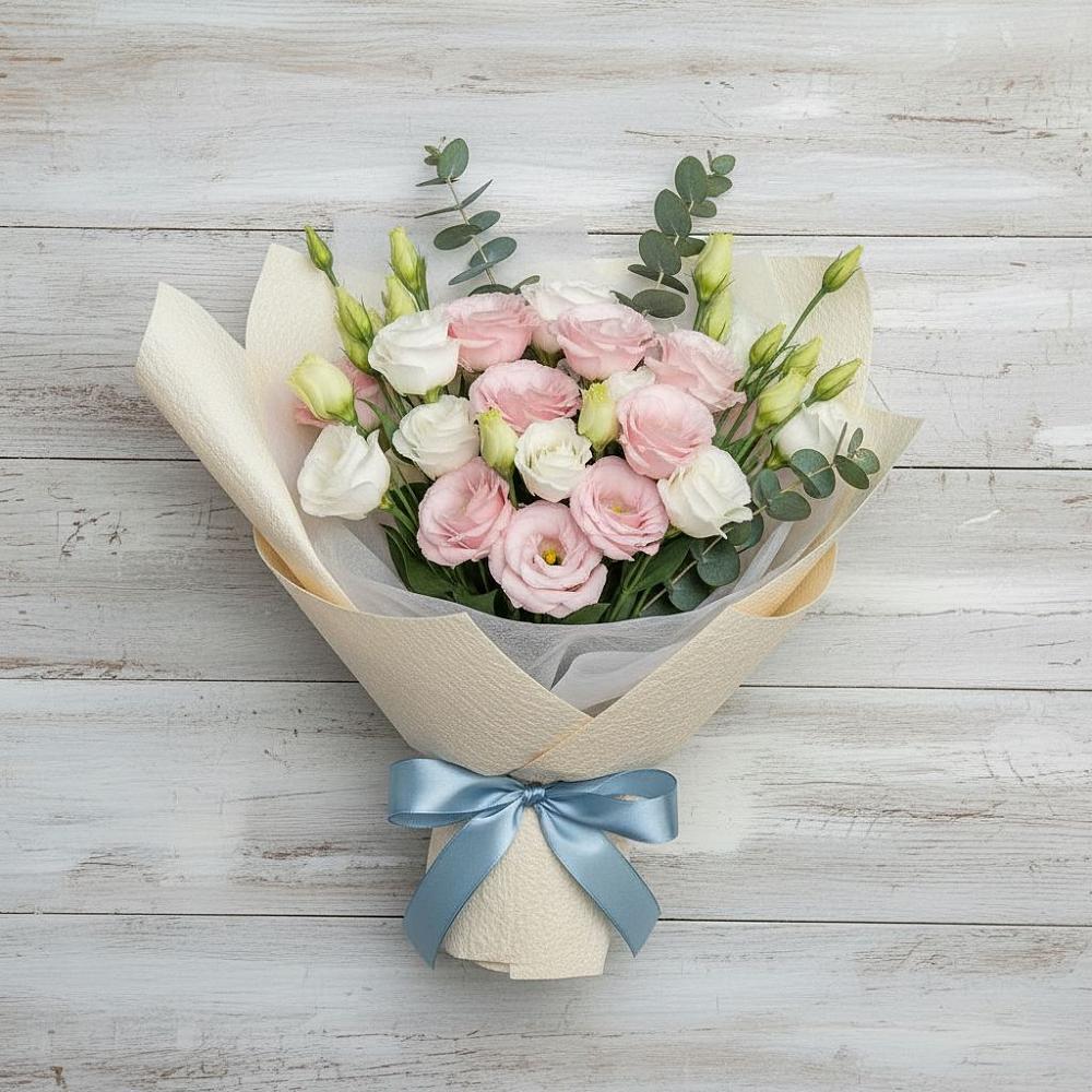 Букет цветов из: Лизиантусы в Сторожевой